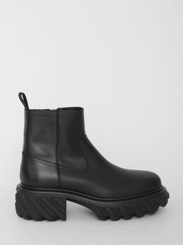 Off-White Tractor Motor Ankle Boots - Off-White - Modalova