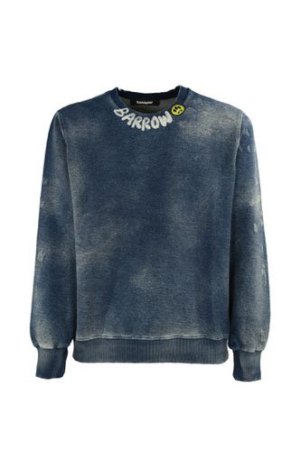 Used Effect Cotton Sweatshirt - Barrow - Modalova