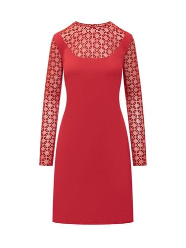 Monogrammed Sheer Panelled Dress - Givenchy - Modalova