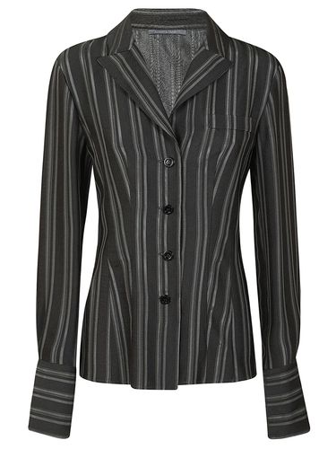 Buttoned Striped Shirt - Alberta Ferretti - Modalova