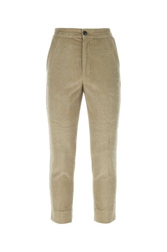 Dove Grey Corduroy Pant - Ami Alexandre Mattiussi - Modalova