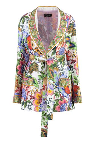 Etro Printed Silk Night Gown - Etro - Modalova