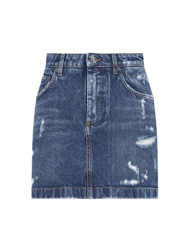 Dolce & Gabbana Denim Mini Skirt - Dolce & Gabbana - Modalova