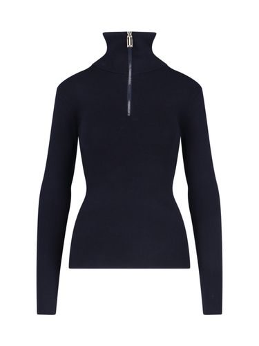 Zip Turtleneck Sweater - Victoria Beckham - Modalova