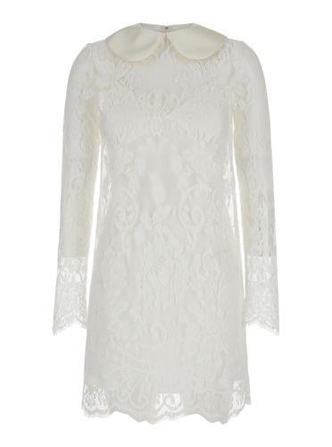 Minidress In Chantilly Lace - Dolce & Gabbana - Modalova