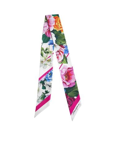 Floral Printed Scarf - Dolce & Gabbana - Modalova