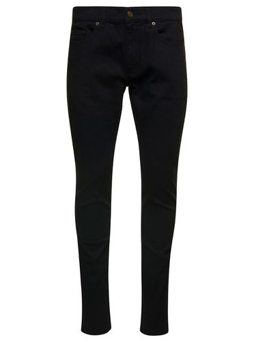 Skinny 5 Pockets Low Jeans - Saint Laurent - Modalova