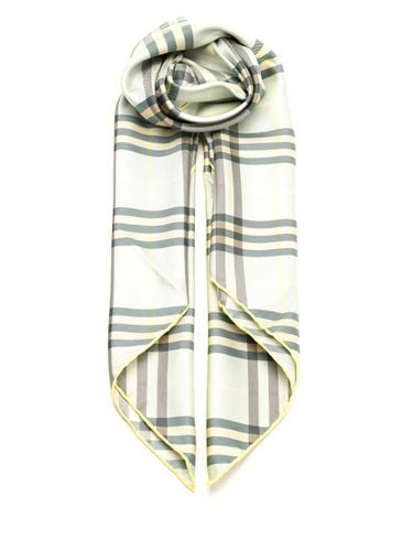 Burberry Silk Twill Scarf - Burberry - Modalova