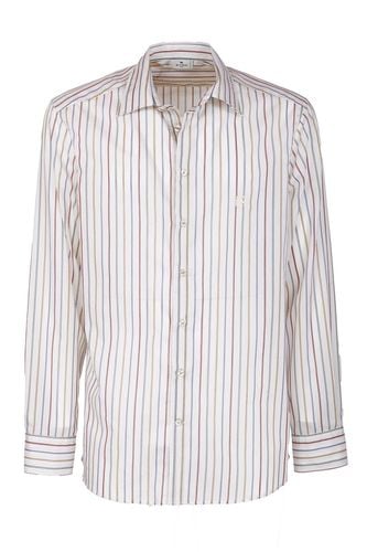 Pegaso Embroidered Striped Shirt - Etro - Modalova