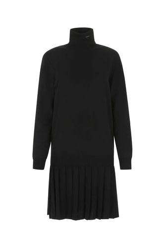 Prada Black Wool Dress - Prada - Modalova