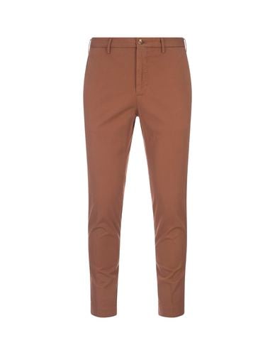 Incotex Brown Tight Fit Trousers - Incotex - Modalova
