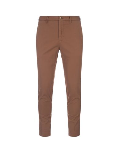 Incotex Brown Tight Fit Trousers - Incotex - Modalova