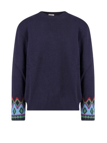 Crewneck Sweater With Embroidery - Etro - Modalova