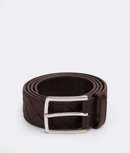 Intreccio Leather Belt - Bottega Veneta - Modalova