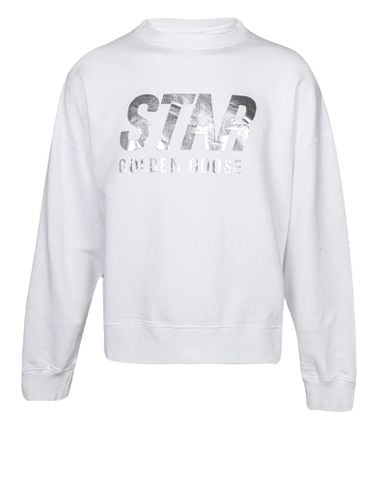 Cotton Crewneck Sweatshirt Color White - Golden Goose - Modalova