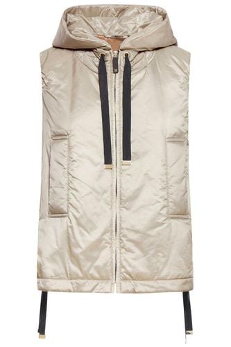 Zip-up Drawstring Gilet - Max Mara The Cube - Modalova