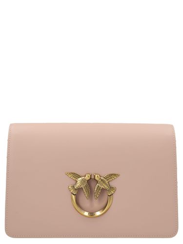 Love Click Shoulder Bag In Leather - Pinko - Modalova