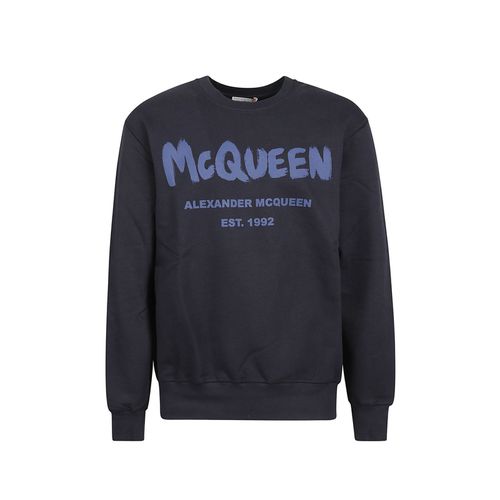 Cotton Logo Sweatshirt - Alexander McQueen - Modalova