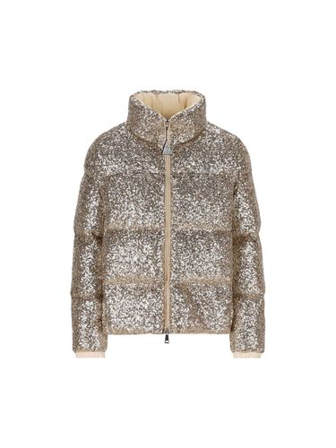 Sequinned Zip-up Puffer Jacket - Moncler - Modalova