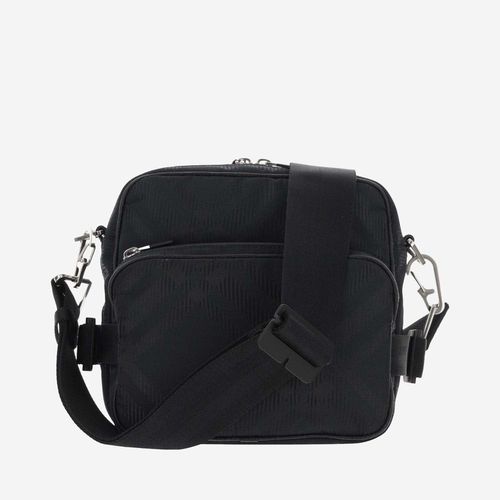 Pocket Shoulder Bag With Check Pattern - Burberry - Modalova