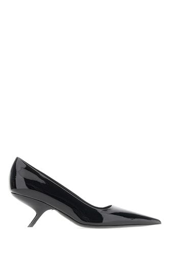 Ferragamo Black Leather Eva Pumps - Ferragamo - Modalova