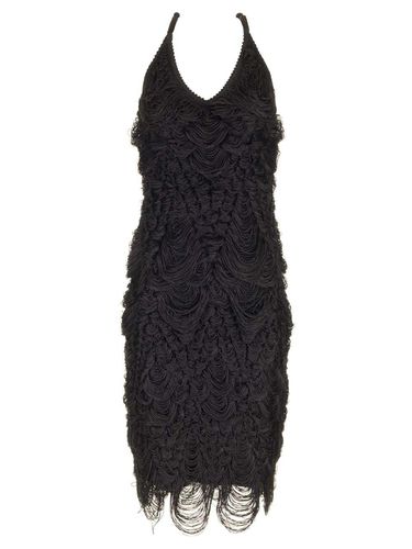 Ferragamo Midi Cord Jacquard Dress - Ferragamo - Modalova