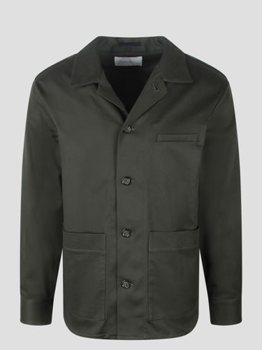 Single-breasted Shirt Jacket - Paolo Pecora - Modalova