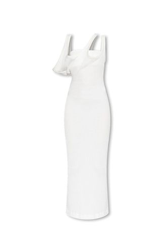 Ribbed Asymmetric Midi Dress - The Attico - Modalova