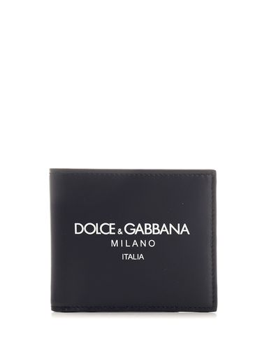 Calfskin Wallet - Dolce & Gabbana - Modalova