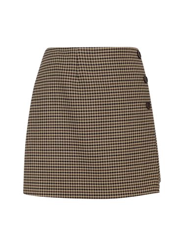 Parosh Beige Wool Lione Skirt - Parosh - Modalova