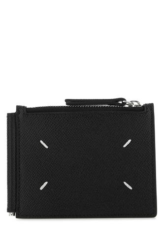 Black Leather Card Holder - Maison Margiela - Modalova