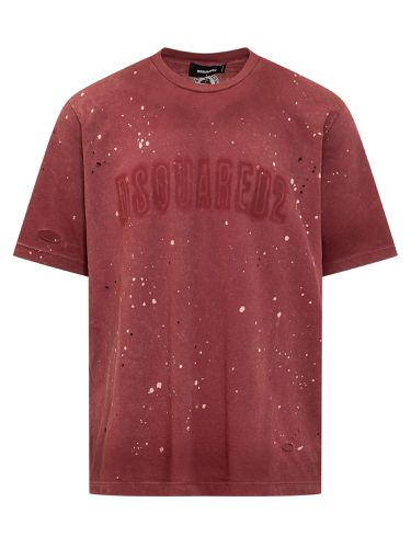 Dsquared2 Red Cotton T-shirt - Dsquared2 - Modalova