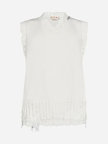 Marni Logo Cotton Vest - Marni - Modalova