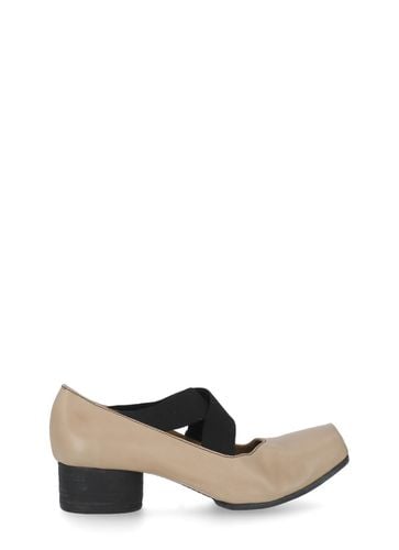 Leather Heeled Ballet Shoes - Uma Wang - Modalova