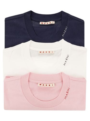 Marni 3 Pack Logo T-shirt - Marni - Modalova