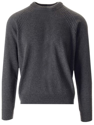 Versace Grey la Greca Sweater - Versace - Modalova