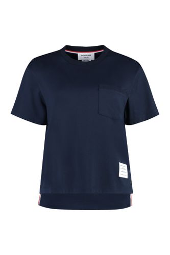 Thom Browne Logo Cotton T-shirt - Thom Browne - Modalova