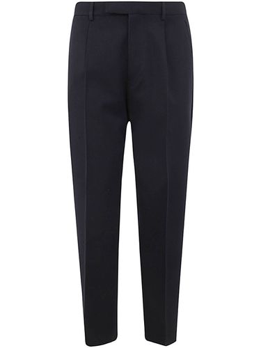 Zegna Cotton And Wool Pants - Zegna - Modalova