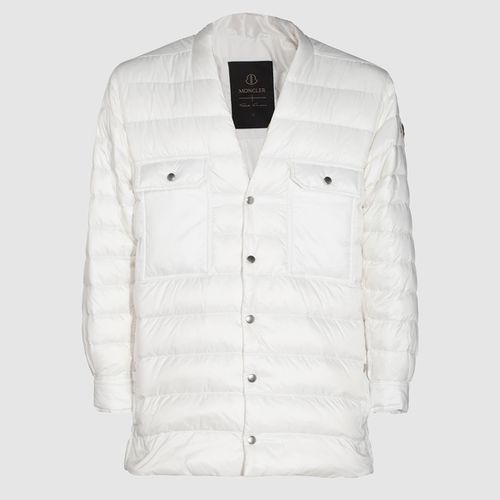 White Down Jacket - Moncler + Rick Owens - Modalova