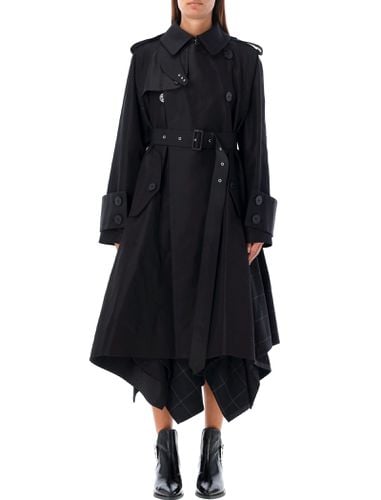 Sacai Paneled Trench Coat - Sacai - Modalova