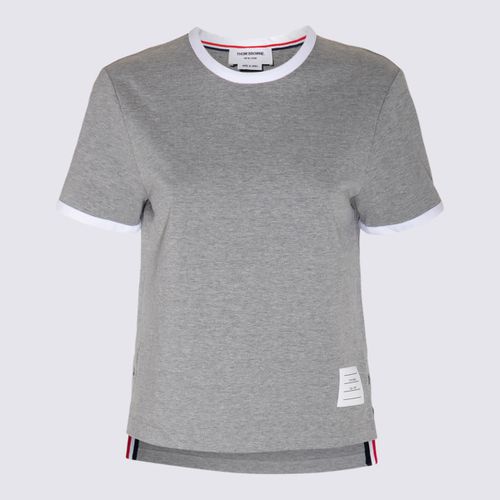 Light Grey Cotton T-shirt - Thom Browne - Modalova