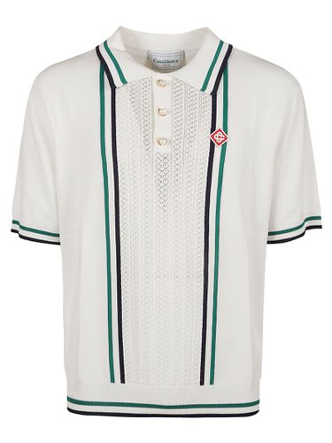 Knit Pontelle Tennis Polo Shirt - Casablanca - Modalova