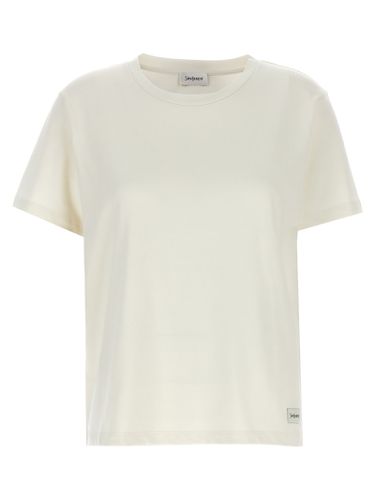 Saint Laurent Logo Label T-shirt - Saint Laurent - Modalova