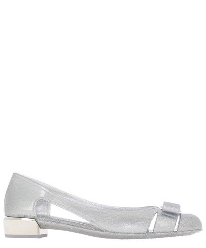 Vara Bow Jelly Ballet Flats - Ferragamo - Modalova