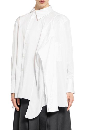 Asymmetric Poplin Shirt - Comme des Garçons - Modalova