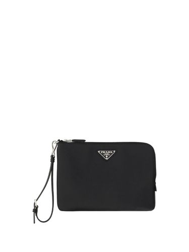 Prada Leather Clutch - Prada - Modalova