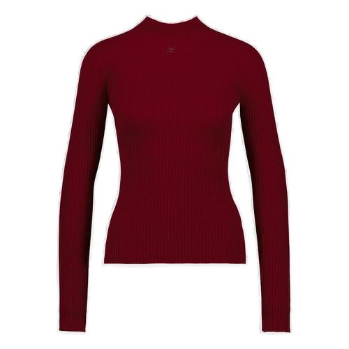 Courrèges Long-sleeve Ribbed Top - Courrèges - Modalova