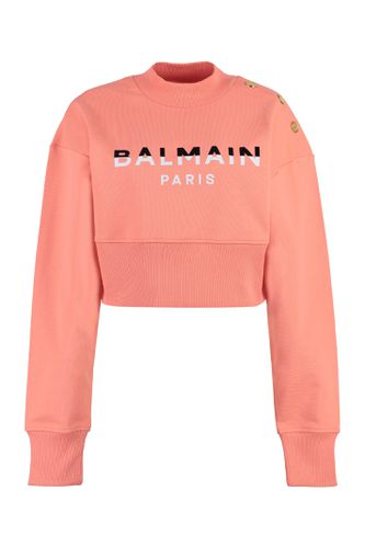 Balmain Cotton Crew-neck Sweatshirt - Balmain - Modalova