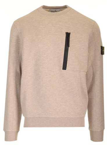 Stone Island Sweatshirt In Mouliné - Stone Island - Modalova