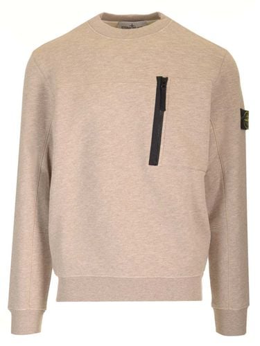 Stone Island Sweatshirt In Mouliné - Stone Island - Modalova